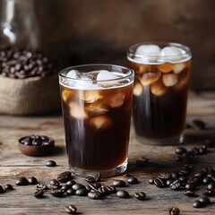 Refreshing Iced Coffee Drinks, Cold Brew Coffee Beans