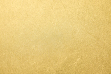 金色の和紙の背景　Gold Japanese washi paper background