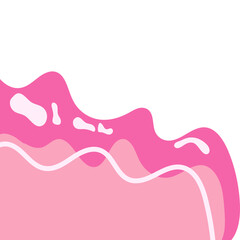 Abstract Blob Corner