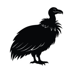 Fototapeta premium Vulture Vector Silhouette
