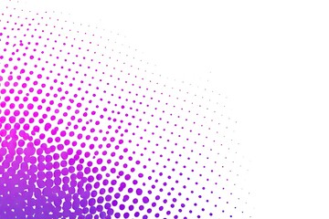 Abstract halftone gradient corner design