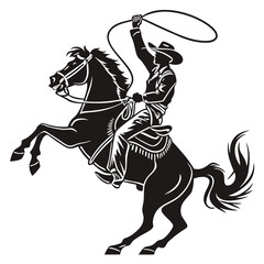Obraz premium A horse and a horse rider vector