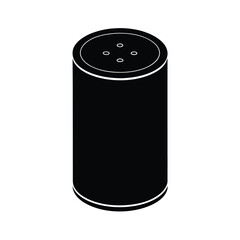 Smart Speaker Minimalist Vector Silhouette