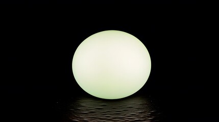 Fototapeta premium Glowing Orb Sphere Abstract Art Dark Background