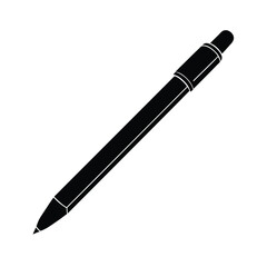 Stylus Pen Tapered Vector Silhouette