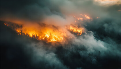 Wildfires release carbon dioxide (CO2) emissions and other greenhouse gases (GHG) that contribute to climate change