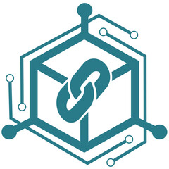 Blockchain Network in Web 3.0 – 2025 Crypto Symbol, Startup Finance, Economic Growth, and Digital Industry Vector
