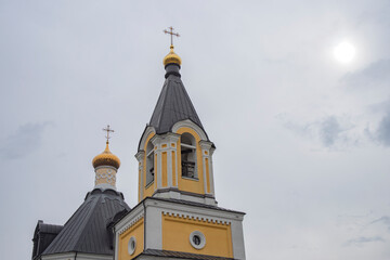 Orthodox church in the center of Rechitsa