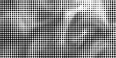 black and white background with halftone dots pattern background