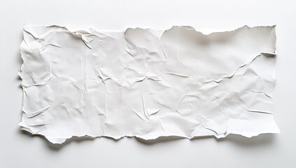 Crumpled white paper texture (1)