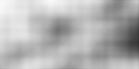 black and white background with halftone dots pattern background