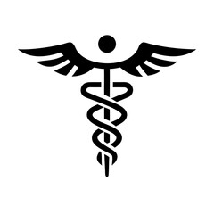 caduceus medical icon