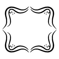 Decorative handdrawn frame