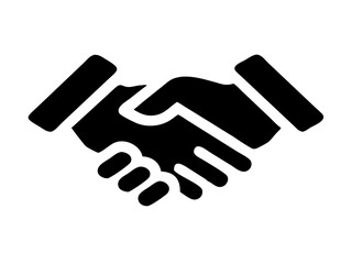 Obraz premium handshake icon vector illustration