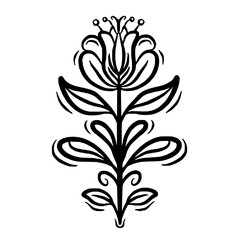 Flower outline icon