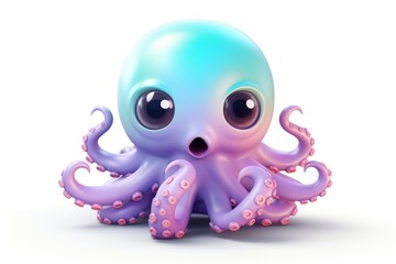 Cute octopus animal invertebrate transparent.