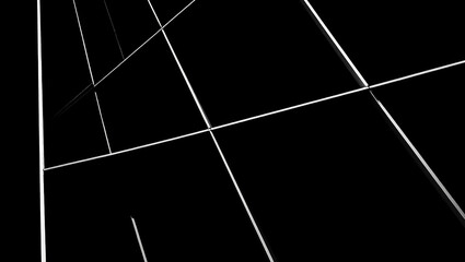 Abstract black and white minimalist design featuring intersecting lines for modern creative compositions