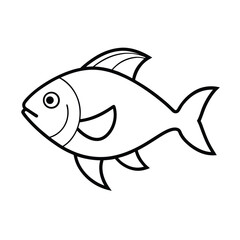 Simple Fish Outline