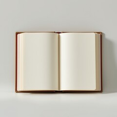 streamlined open book in a minimalist style, using parchment and ink hues, thin lines, airy layout, contemporary vibe, high resolution