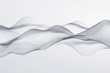 Fototapeta premium Abstract wavy lines graphic design