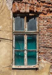 old window in the wall