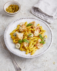 Pasta mit Frischkäse