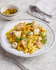 Pasta mit Frischkäse