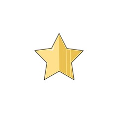 Single star vector icon,single star design illustration,single star vector stock,single star design image,single star icon on white background 