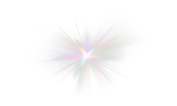 PNG diamond sparkle with crystal prism, rainbow spectrum, optical lens effect, neon light, magic glow, shine and glitter, colorful background, fantasy reflection and iridescent beam

