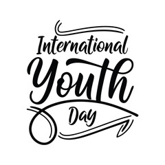 outh Awareness and Unity on International Youth Day.eps