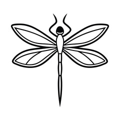 stylized dragonfly