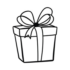 wrapped gift with bow