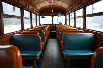 Fototapeta premium interior of a passenger train
