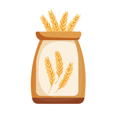 My Simple flat 2D icon, yeast pack isolated on a transparent background, vector, flat design, animation design, simple flat 2D icon, minimalist design, clipart. eps
