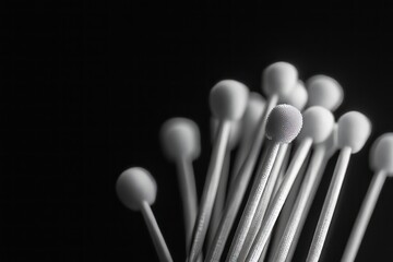 cotton swabs, q-tips still life 