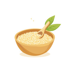 My Simple flat 2D icon, sesame oil isolated on a transparent background, vector, flat design, animation design, simple flat 2D icon, minimalist design, clipart. eps