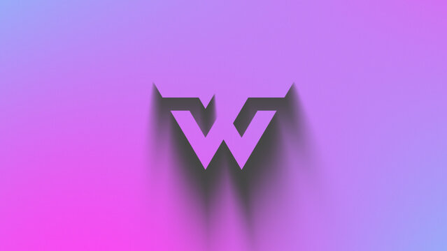 Elegant Gradient Long Shadow Horizontal Logo Reveal MOGRT 263