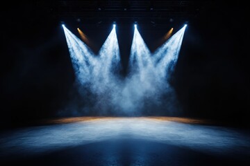 Theatrical performance stage lighting theater venue photography dramatic close-up spotlight effects