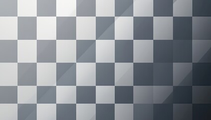 Gray and White Checkered Pattern