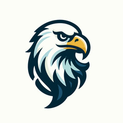 Obraz premium eagle head vector illustration