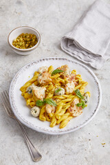 Pasta mit Frischkäse