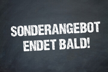 Fototapeta premium Sonderangebot endet bald!