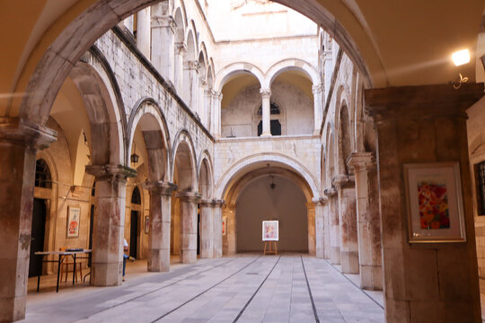 Historic Old Town Dubrovnik &ndash; A UNESCO Heritage Site. The heart of Dubrovnik, Croatia, the Old Town is a beautifully preserved medieval city encircled by ancient stone walls.