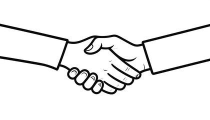 Handshake agreement illustration.