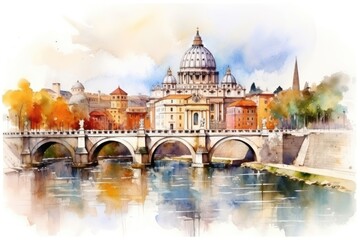 Fototapeta premium Architecture building landmark bridge.