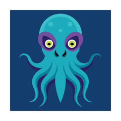 Kraken Head with Hypnotic Eyes