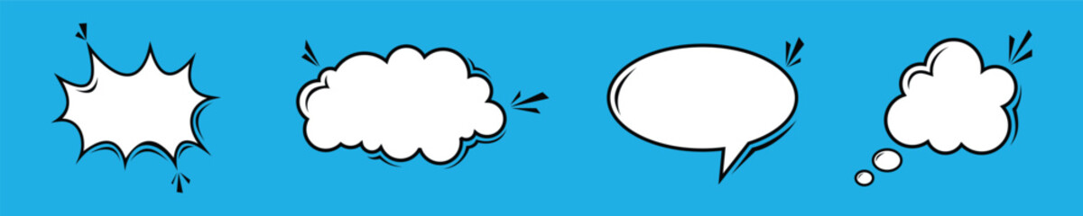 bubble comic vector for your design needs