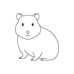 Cute Golden Hamster Popular Pet Rodent for Family Homes and Children