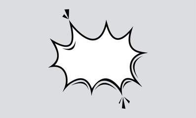 bubble comic vector for your design needs