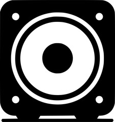 Speaker icon sign, symbol, vector, art